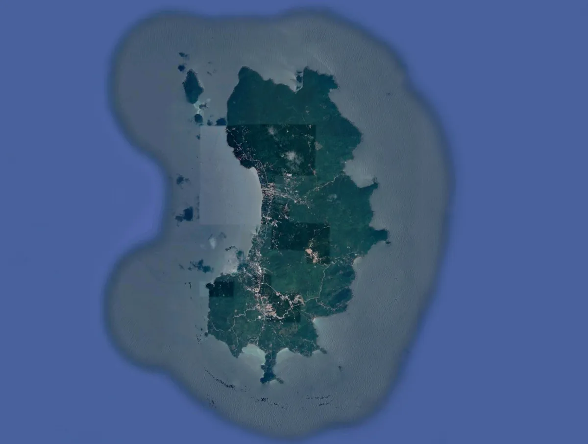 Detailed map of Koh Tao dive sites